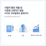 사업자 통장 및 신용카드 발급 가이드