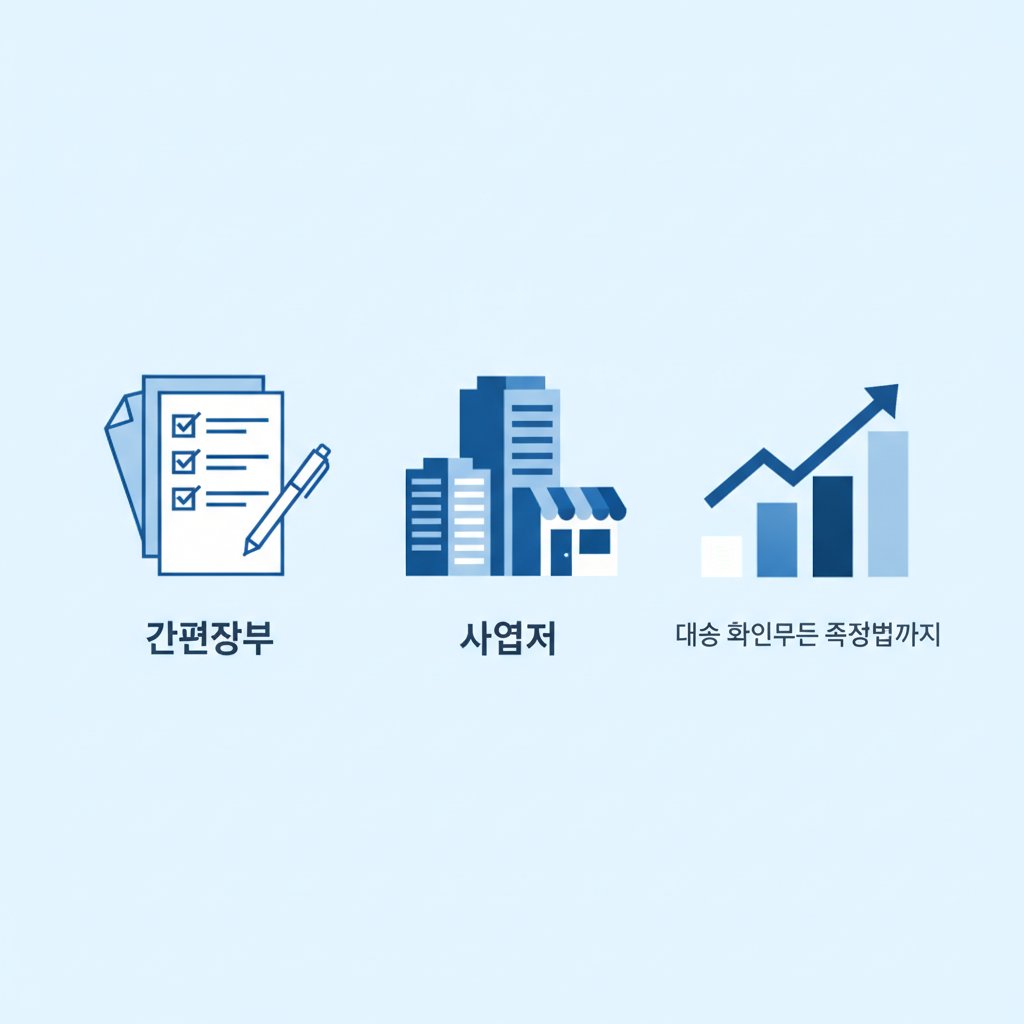 초보 사업자 위한 간편장부, 대상 확인부터 작성법까지