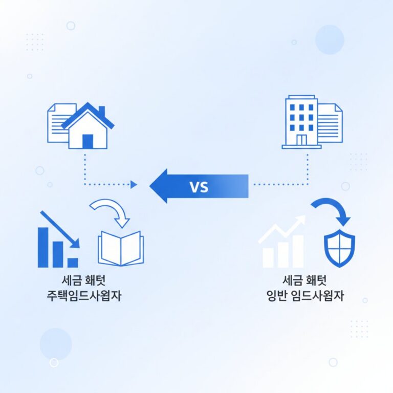 주택임대사업자와 일반 임대사업자등록의 세금 혜택과 의무 사항 비교