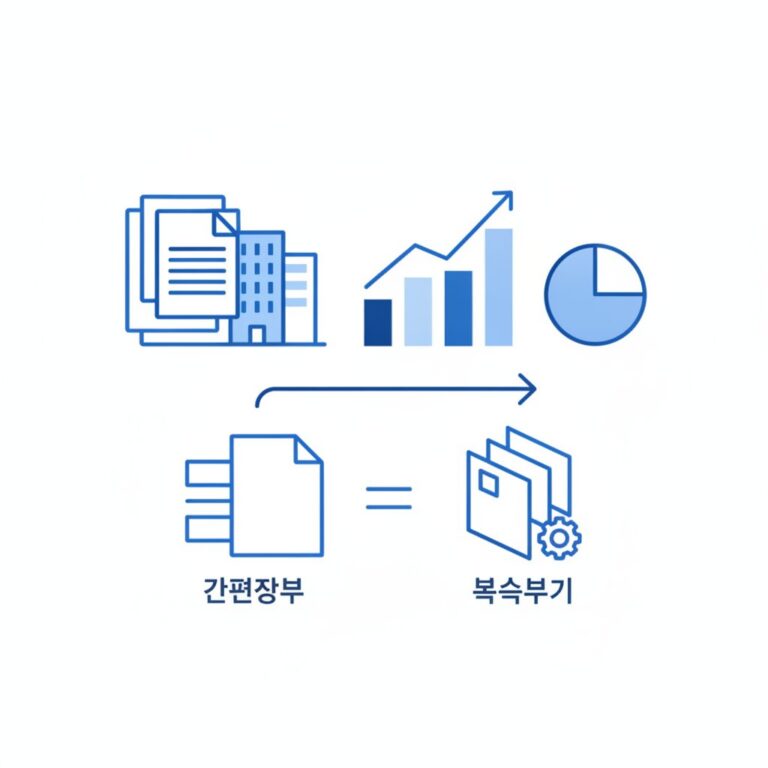 개인사업자 기장의무 수입금액 기준과 복식부기 간편장부 비교